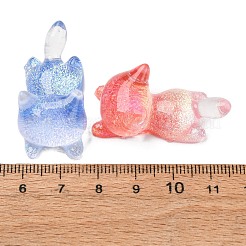 Светящиеся кабошоны из прозрачной смолы CRES-L045-17