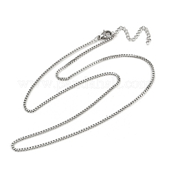 304 нержавеющая сталь крест кулон 3 слой ожерелья для женщин&nbsp;LS-NJEW-F343-02P