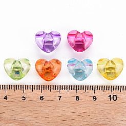 Прозрачные акриловые пуговицы с 1 отверстием TACR-S154-53B