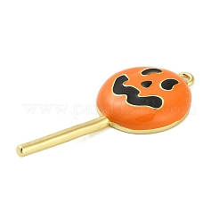 Подвески из латуни и эмали на Хэллоуин KK-F915-01E-G