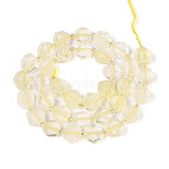 Естественный лимонный кварц нитей бисера G-P534-A20-01