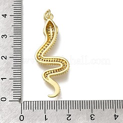 Латунные микропаве прозрачные подвески с фианитом&nbsp;ZIRC-I070-007G