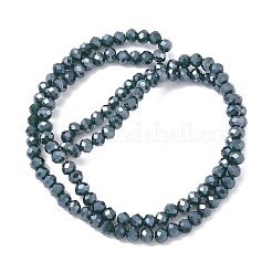 Гальванизируйте прозрачное стекло бисер нитей&nbsp;GLAA-XCP0001-60-4mm