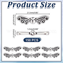 150 шт. бусины из сплава в тибетском стиле TIBEB-HY0001-13