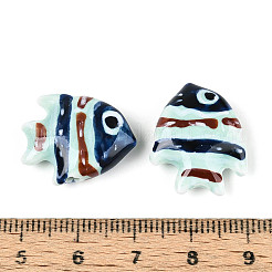 Фарфоровые бусины ручной работы&nbsp;PORC-N009-08I