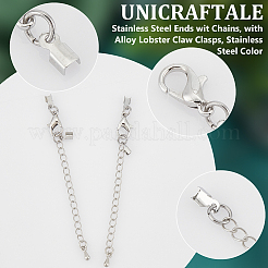 Концы из нержавеющей стали 304 с цепями FIND-UN00015