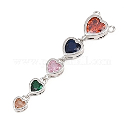 Латунные микро проложить кубического циркония подвески&nbsp;KK-K418-03A-P