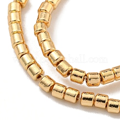 Гальванические нити из синтетических немагнитных гематитовых бусин G-I360-D01-02