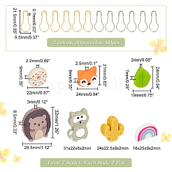 Силиконовые бусины для вязания в виде пончика IFIN-NB0001-54