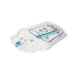 Прозрачные акриловые подвески с принтом&nbsp;TACR-G042-01B