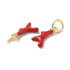 Латунь эмаль подвески&nbsp;X-KK-L216-007G