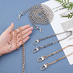 4шт 4 стиля железный кабель и ручки для сумок с цепочкой FIND-WR0002-08