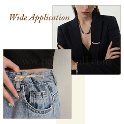 16 шт. брошь в виде английской булавки из сплава в двух стилях&nbsp;AJEW-HS0001-23