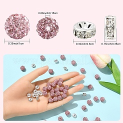 100 шт. Проложить бусины для дискотечного шара&nbsp;RB-YW0001-30A