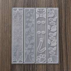 Прямоугольные силиконовые Молды для закладок своими руками DIY-G113-01B