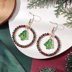 Серьги-подвески из нержавеющей стали 304 EJEW-JE06169