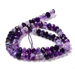 Натуральный полосатый агат / полосатые агатовые бусы G-E605-A02-02D