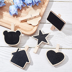 24 шт. 6 стиля деревянный зажим для доски DIY-GF0003-59