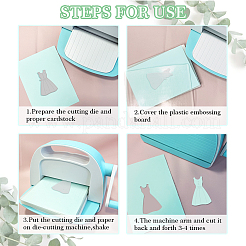 Углеродистая сталь разрезает трафареты DIY-WH0309-1468