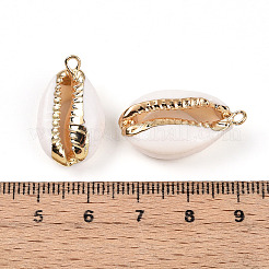 Подвески из каури SSHEL-S258-01A