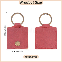 2 шт. брелок из искусственной кожи pu&nbsp;KEYC-GO0001-08