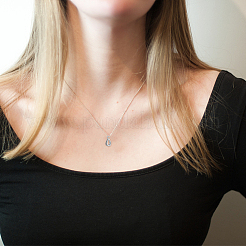 20 шт. 4 стильных латунных подвесных стержня с микропаве из прозрачного кубического циркония KK-FH0005-65