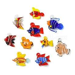 10шт 10 стиля подвески ручной работы лэмпворк&nbsp;LAMP-CJ0002-51