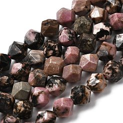 Природные родонит бисер нитей G-Z119-A19-02