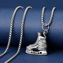 Подвески в виде коньков из нержавеющей стали 304 для мужчин FS-WGE42D7-01