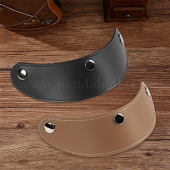 2 шт. двухцветная искусственная кожа для полей фуражки&nbsp;AJEW-CL0002-65