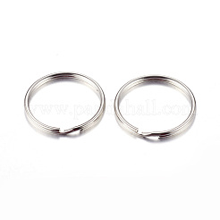 Металлические кольца для ключей с платиновым покрытием подходят для брелка X-IFIN-H042-N