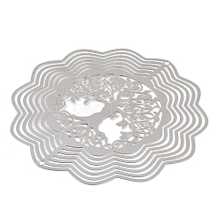 Ветряная вертушка с вращающимся подвесным механизмом из нержавеющей стали 201 (3d).&nbsp;STAS-B122-01P-08