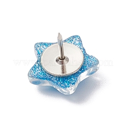 Звездные смоляные кнопки для рисования&nbsp;AJEW-TB00023