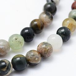 Океан Природный яшмы бисер нитей G-P326-06-6mm