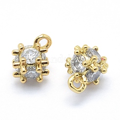 Латунь подвески&nbsp;ZIRC-J040-40G-NR