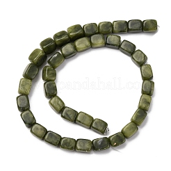 Природные китайский нефрит бисер пряди G-B155-D03