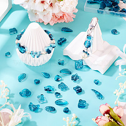 64 шт. прозрачные стеклянные бусины градиентного цвета&nbsp;GLAA-TA0003-48D