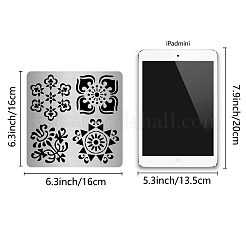 Трафареты для штампов из нержавеющей стали DIY-WH0238-018