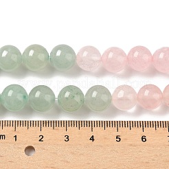 Нити бусин из натурального желтого нефрита чакры G-NH0002-E03-10mm