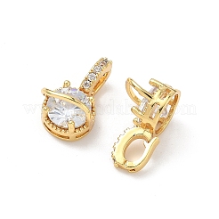 Латунные микро проложить кубического циркония подвески&nbsp;KK-Z139-04G-03