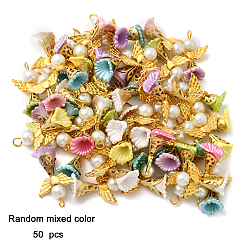 50 шт. подвески из искусственного акрилового жемчуга и стекла&nbsp;PALLOY-JF03940