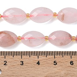 Натуральный красный гематоидный кварц / нити из железистого кварца&nbsp;G-A295-A07-01