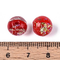 Ручной работы бусины фольги LAMP-T021-31F