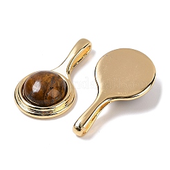 Латунь с подвесками из тигрового глаза&nbsp;KK-Q030-20G