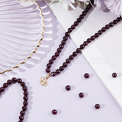 3 нити бусин из натурального белого нефрита G-BBC0001-39B