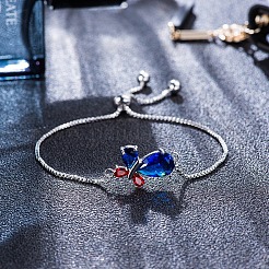 Браслеты-слайдеры из экологически чистой латуни с гальваническим покрытием BJEW-EE0005-10P