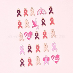 28шт 8 стиля подвески из сплава с эмалью&nbsp;ENAM-FS0002-36