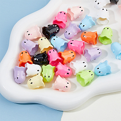 36шт. 9-х цветные пластиковые бусины в форме конуса KY-FH0001-38