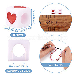 Непрозрачный акрил европейского бисера OPDL-BT0001-01