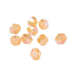 Экологичные прозрачные акриловые бусины с покрытием цвета ab&nbsp;TACR-X0001-03-4mm